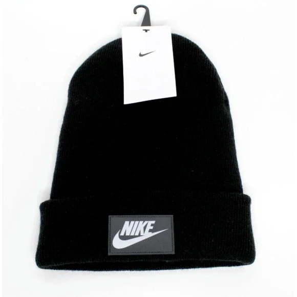 Nike Sportswear Cuff Futura Flash Beanie Black Adult Unisex One Size DO8145-010 - Picture 1 of 4
